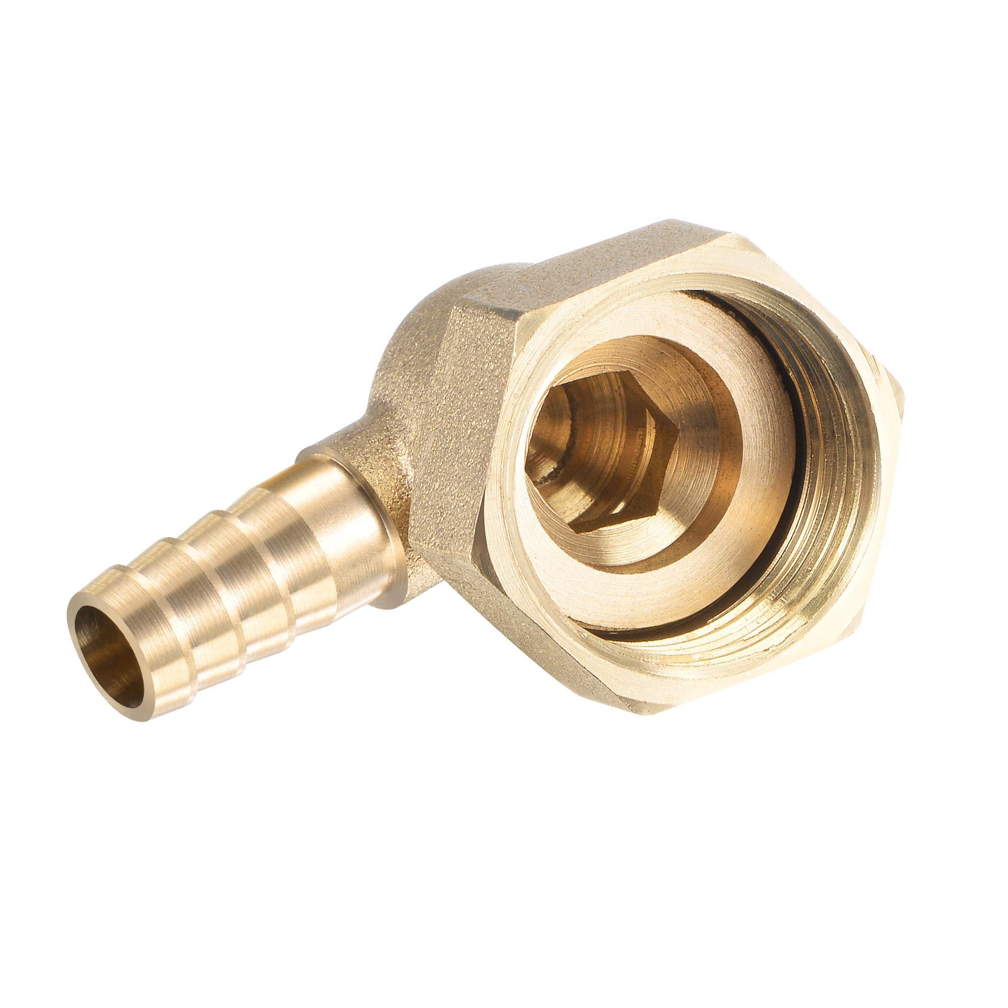 Sourcing Map Klemmverschraubung G1/2 Auf 8 Mm Rohr – Messing-Adapter, Gerade, 2 Stück – Für Wasser, Öl & Co.
