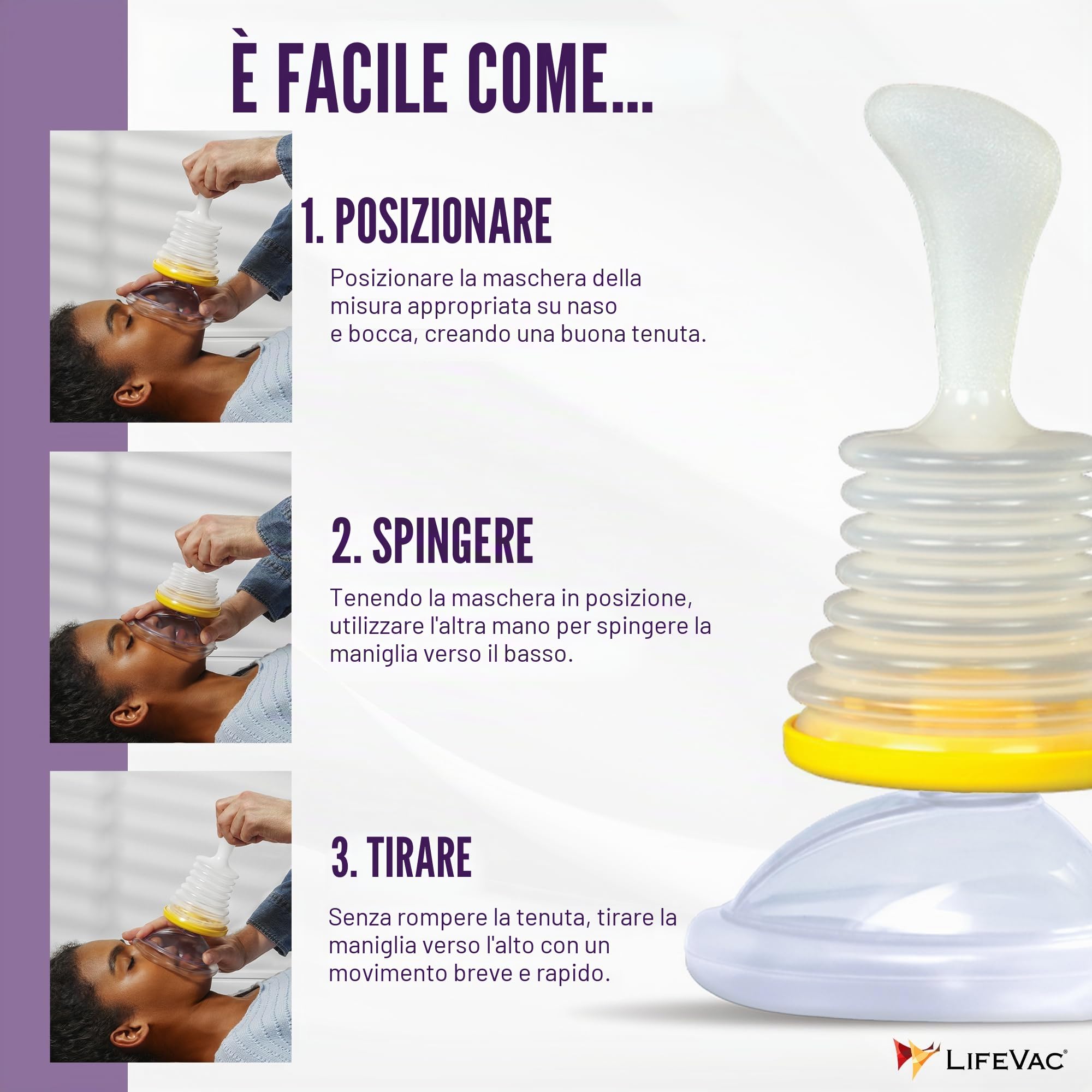LifeVac dispositivo di emergenza Anti soffocamento