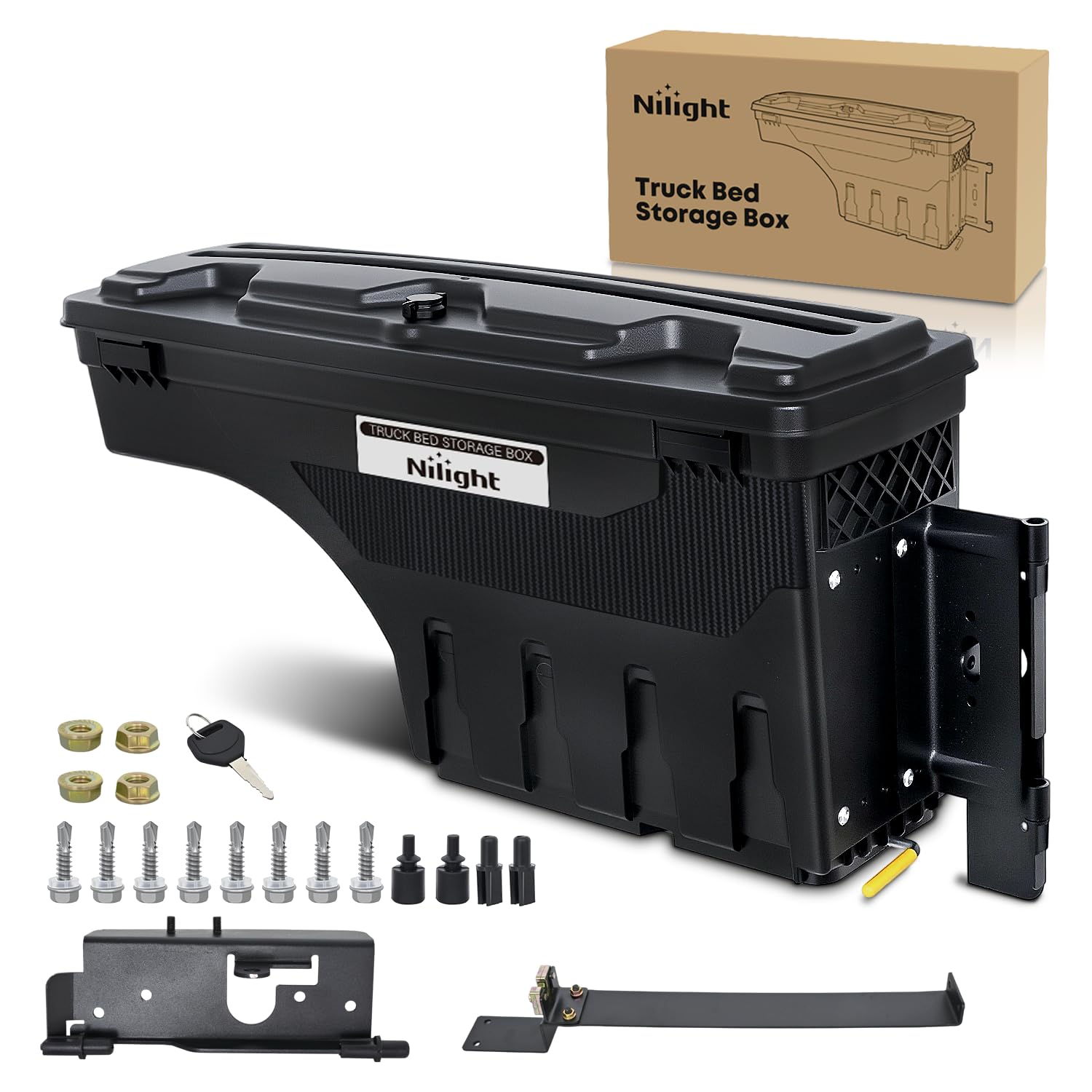 Amazon.com: Nilight Truck Bed Tool Box Passenger Side Truck Tool