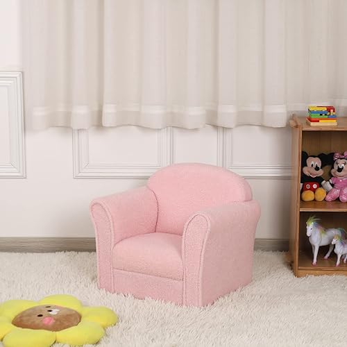 Miniatura 4 de AFBKSS&BB Sofá para niños, silla con reposabrazos para niños, muebles para niños de construcción de madera resistente, sofá para niños en edad