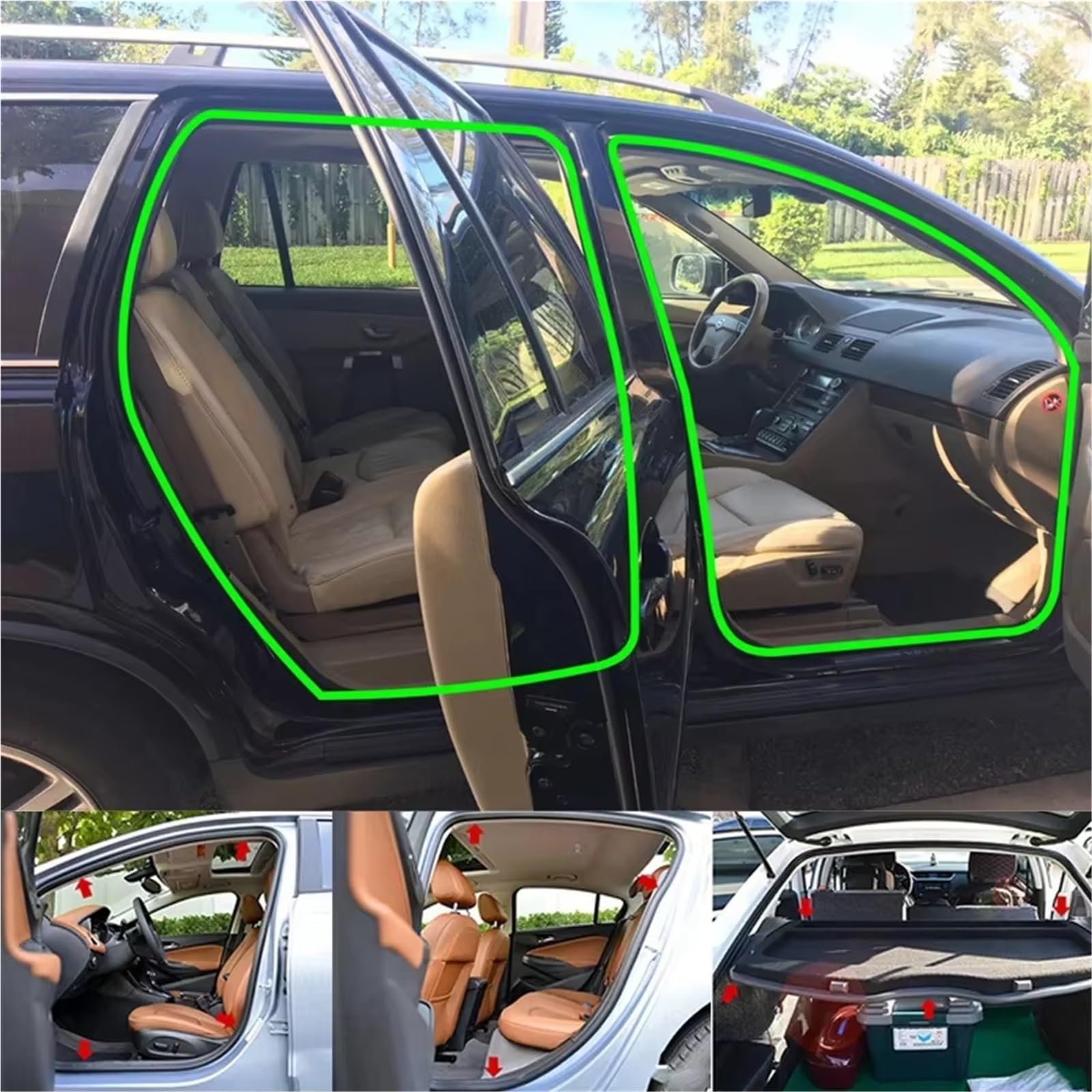 Guarnizione Per Porta Auto Guarnizione Per Guarnizione Per Striscia Di Guarnizione Per Porta Da 4 Metri Con Guarnizione Per Modanatura Laterale A Bulbo