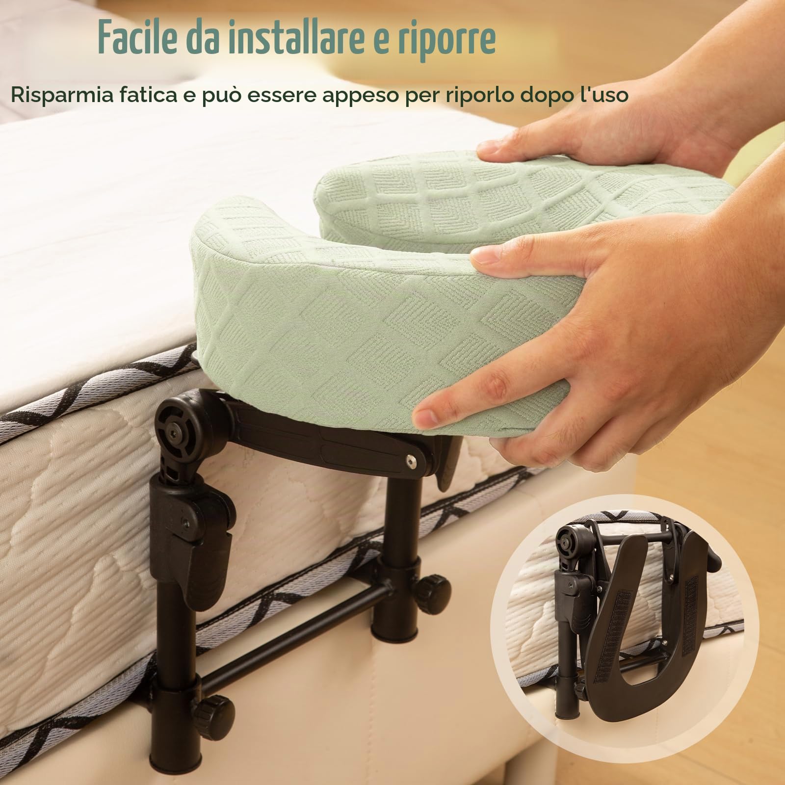 Poggiatesta da massaggio per letto, culla regolabile per massaggio viso a casa, kit portatile per lettino da massaggio per dormire, cuscino a faccia in giù dopo chirurgia oculare