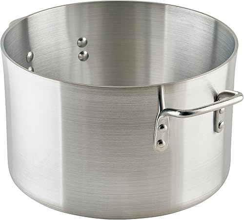 Winware - Olla de salsa de aluminio profesional de 14 cuartos