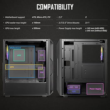ANTEC AX Series AX61 Elite, High-Airflow Mesh Front Panel, 4 x