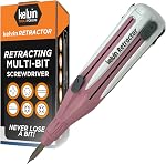 Kelvin Tools Retractor - Tournevis tout-en-un rétractable Changement rapide Vis à tête et à tête plate Phillips, amélioré, durable & Léger - Fabriqué au Canada