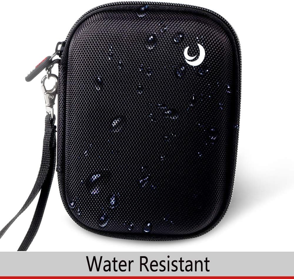 Case for Clip 2 / Clip 3 Waterproof Portable Bluetooth Speaker, Fit USB Cable and Adapter - Black