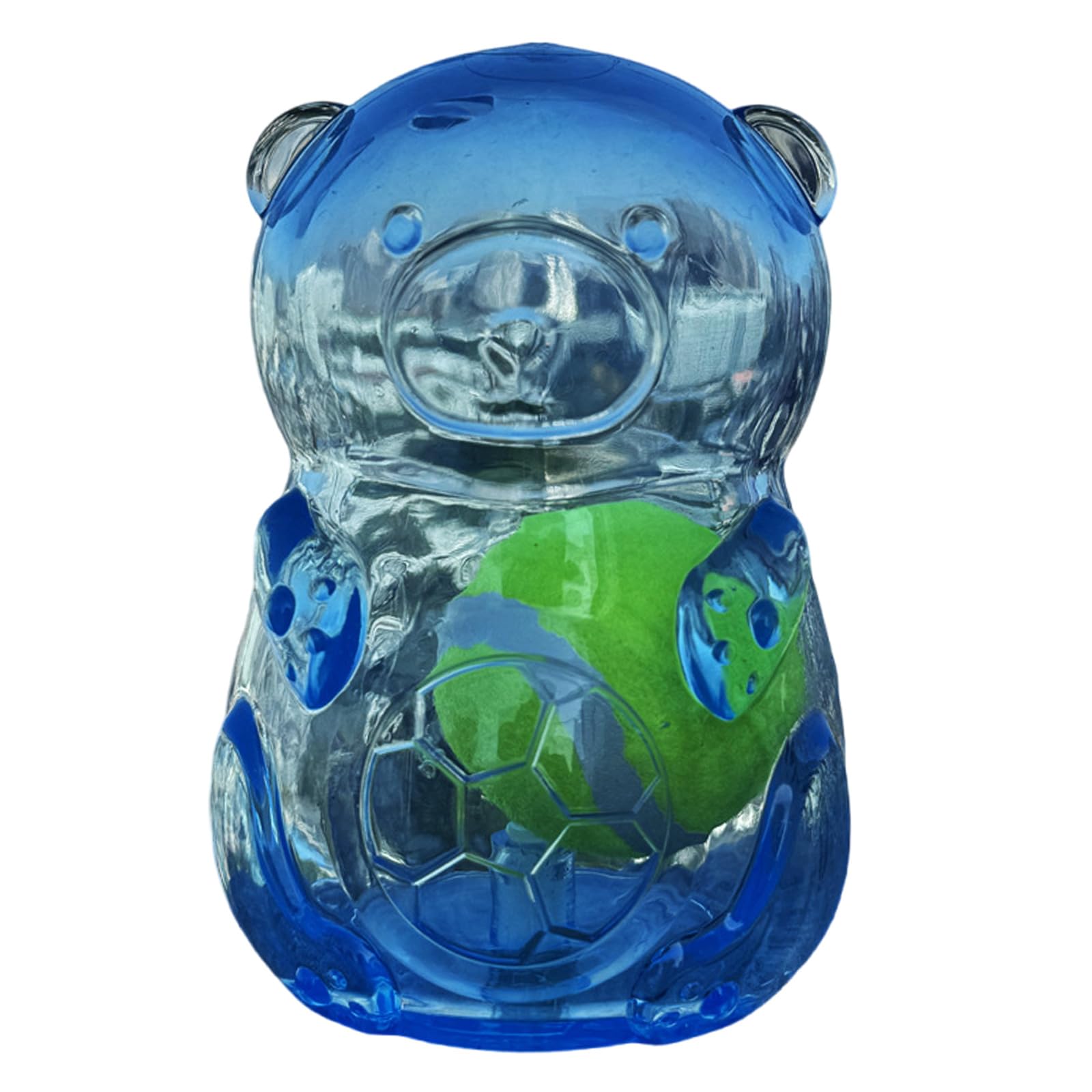 MICFENY Interaction Dog Chewing Toy Ball Safe Teething Biting Treats Toy Soft Bear Toy For Various Breeds Dog Entertain Toy