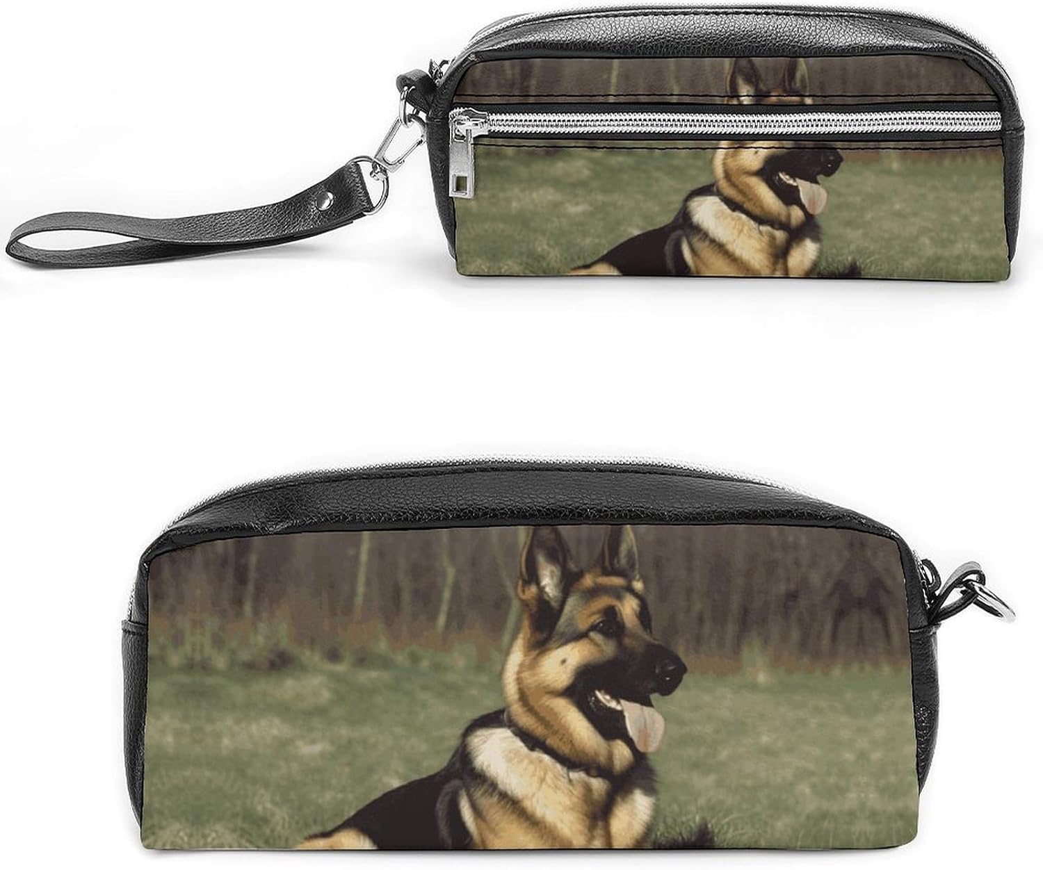 Makeup Bag for Women Travel Toiletry Pouch Portable Pencil Case with Zipper
