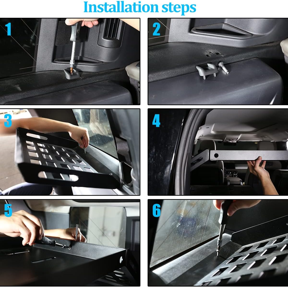 Car Trunk Shelf Cargo Storage Organizer Compatible with Defender 110 2020-2026，Aluminum Alloy Trunk Cargo Rack Luggage Storage Carrier Basket Expansion Accessories