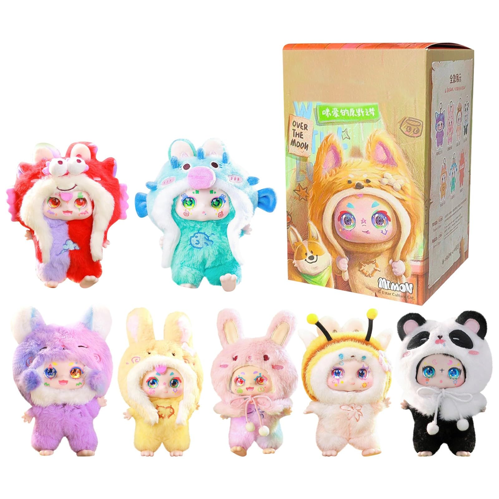 HGWOPGASD YOOKI/Nommi/PIPPY/KIMMON/Cino's Dreamland Circus//Cino Black MondayCino/Cino Chessino Land/TimeShare Plush Dolls Blind Box Cute Figures Collectible Toys Birthday Gifts A09 โ image 1