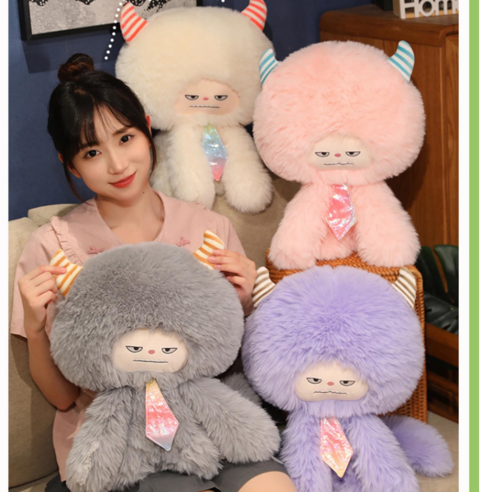 雪男 ぬいぐるみ ホワイト Amazon.co.jp: [Hushan] スノーモンスター ぬいぐるみ 非公式 60cm