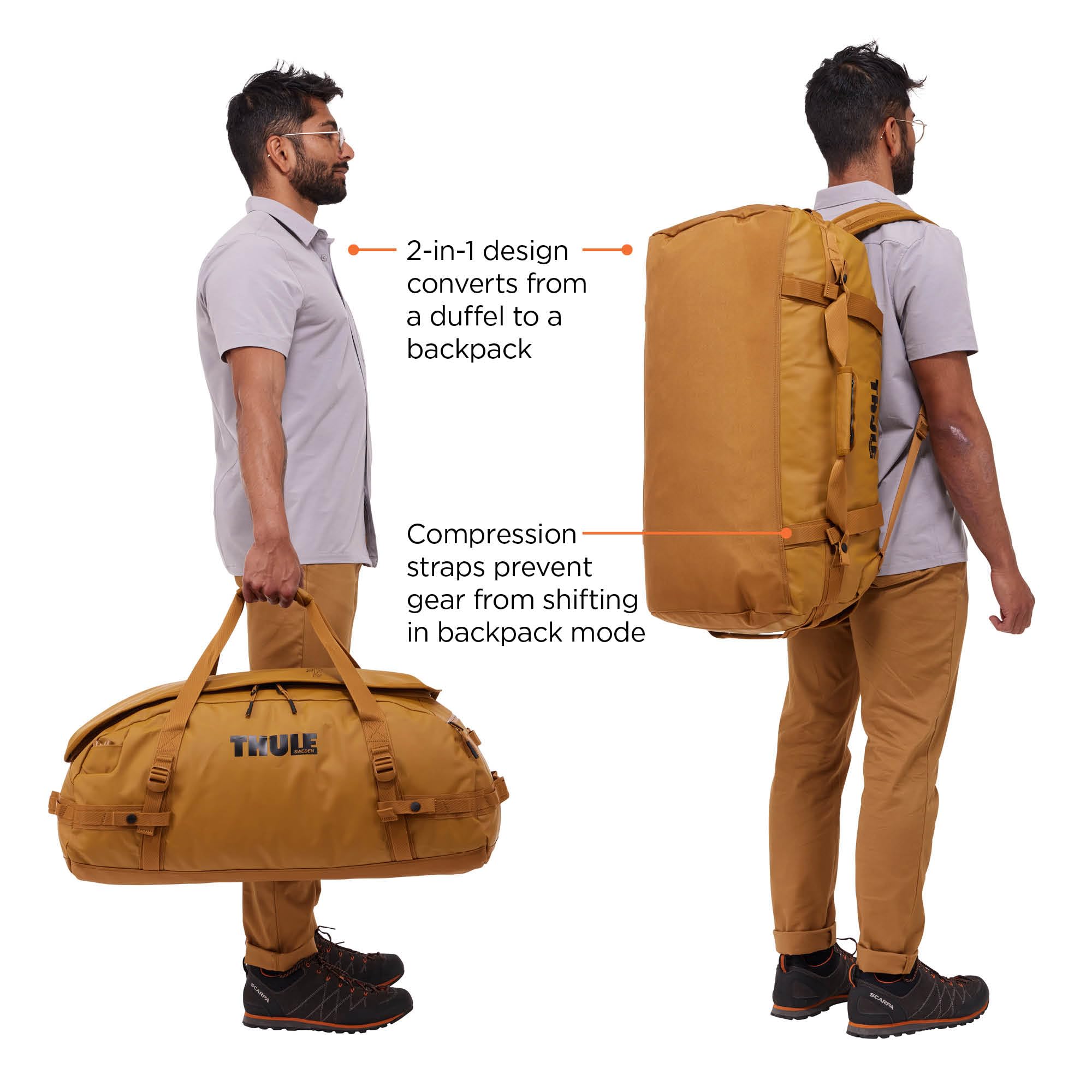 Thule Torba podróżna Chasm 40l, ZŁOTY, 70, Chasm Sport Duffel.