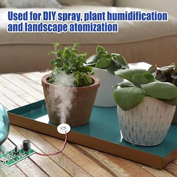 8 Pcs Atomization Disc, DC 5V USB Humidifieration Atomization Disc Mirco Interface, Atomization Disc Mist Maker, Atomization Module with Timing Switch for DIY Home