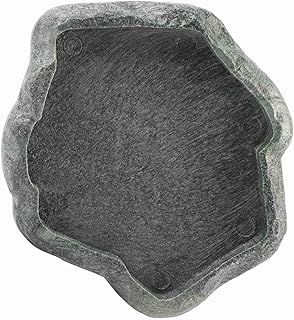 Reptilienschale, Nahrungsmittel- und Wasserschüssel Feeder Schüssel Reptilien Wasserschale Eidechse Feeder, Reptiliengericht Reptile Feuchte Versteck für Schildkröte für Eidechse (Kleine 9x9x11cm/ product image