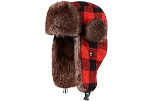 ASWER Winter Trapper Hat for Men