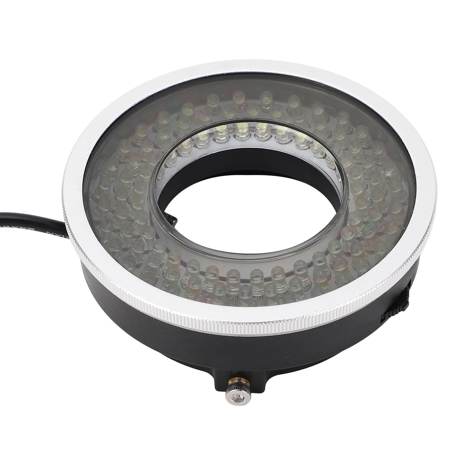 Système optique polarisé pour microscope, lumière LED, source de lumière circulaire à 96 perles, lumière d'éclairage antireflet à haute luminosité avec ouverture rotative pour une