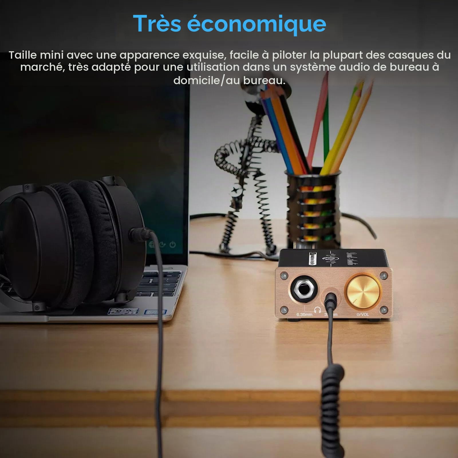 Douk Audio HiFi Mini amplificateur de casque de classe A pour casques DC5 V (U3PRO)