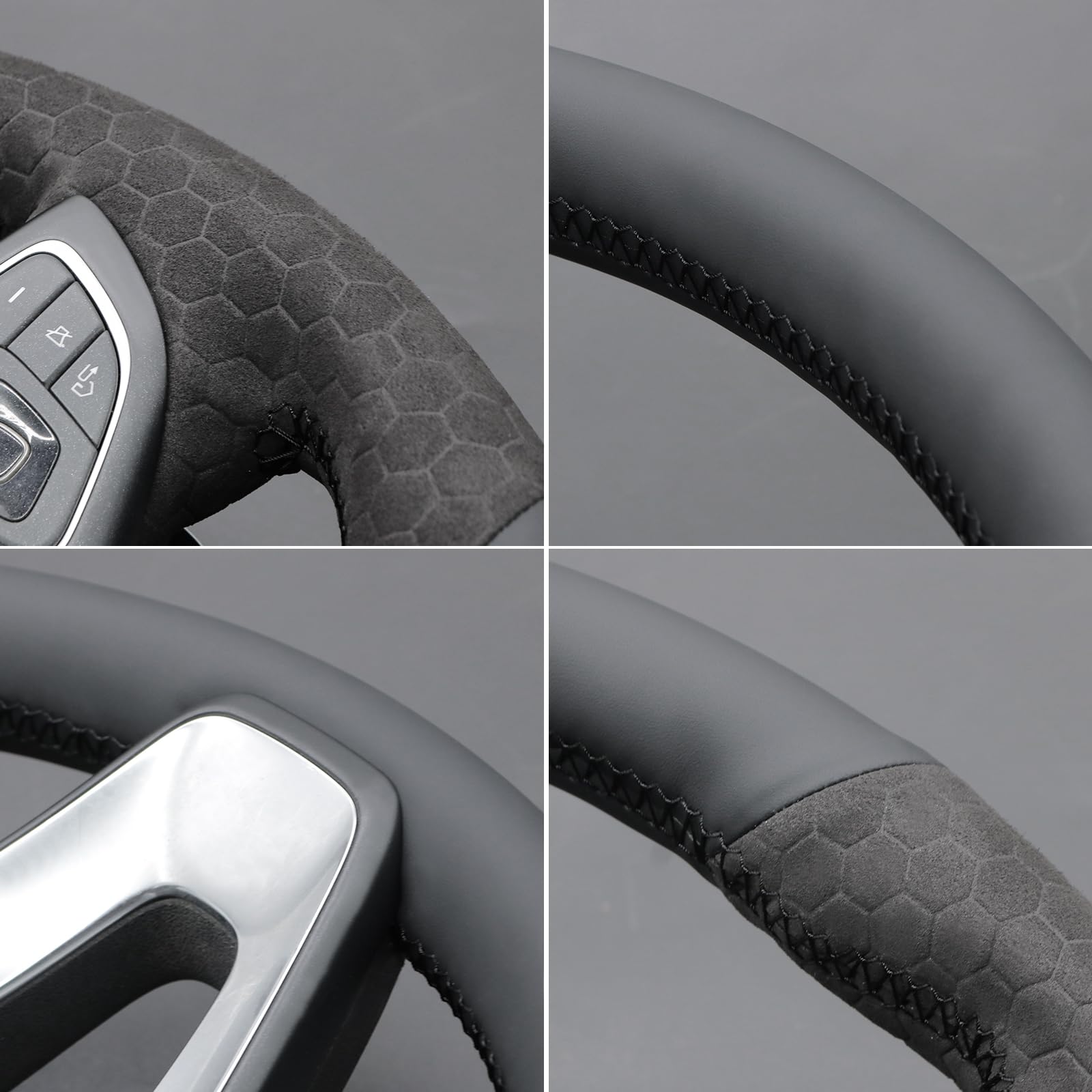 MEWANT Funda de Volante para W176 W246 W205 C117 C218/X218 W213 W447 X156 X253/C253 W166/C292 X166019 W447 W470 | W176 W246 W205 C117 C218 / X218 W213 W447 X156 X253 / C253 W166 / C292 X166019 W447 W470 Transpirable Duradero
