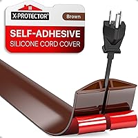 Vista 13 de Esquinas para cubiertas de cables de suelo de X-Protector - 4 UNIDADES - Material de silicona - Color negro - Autoadhesivas - Compatibles solo