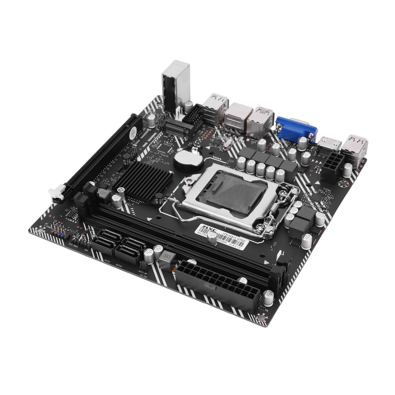 Scheda madre PC con fattore di forma ridotto DDR4 + M.2 NVME Upgrade Compatibile con LGA 1155 CPU Intel M.2 NVME SSD Scheda madre compatibile solo per uso desktop