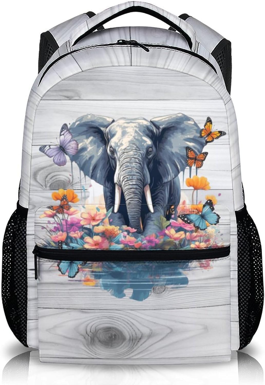 School Backpack for Boys Girls – 17 Inches Elephant Backpacks for Children Teens – School Supplies Bookbag with Adjustable Straps for Travel, Preschool