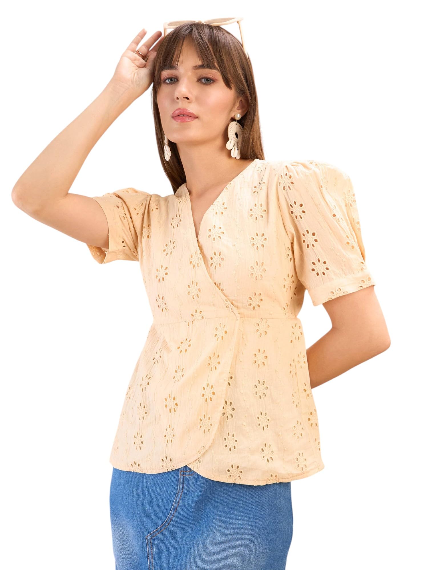 sassafras Women's Regular Fit Tops-picture-15