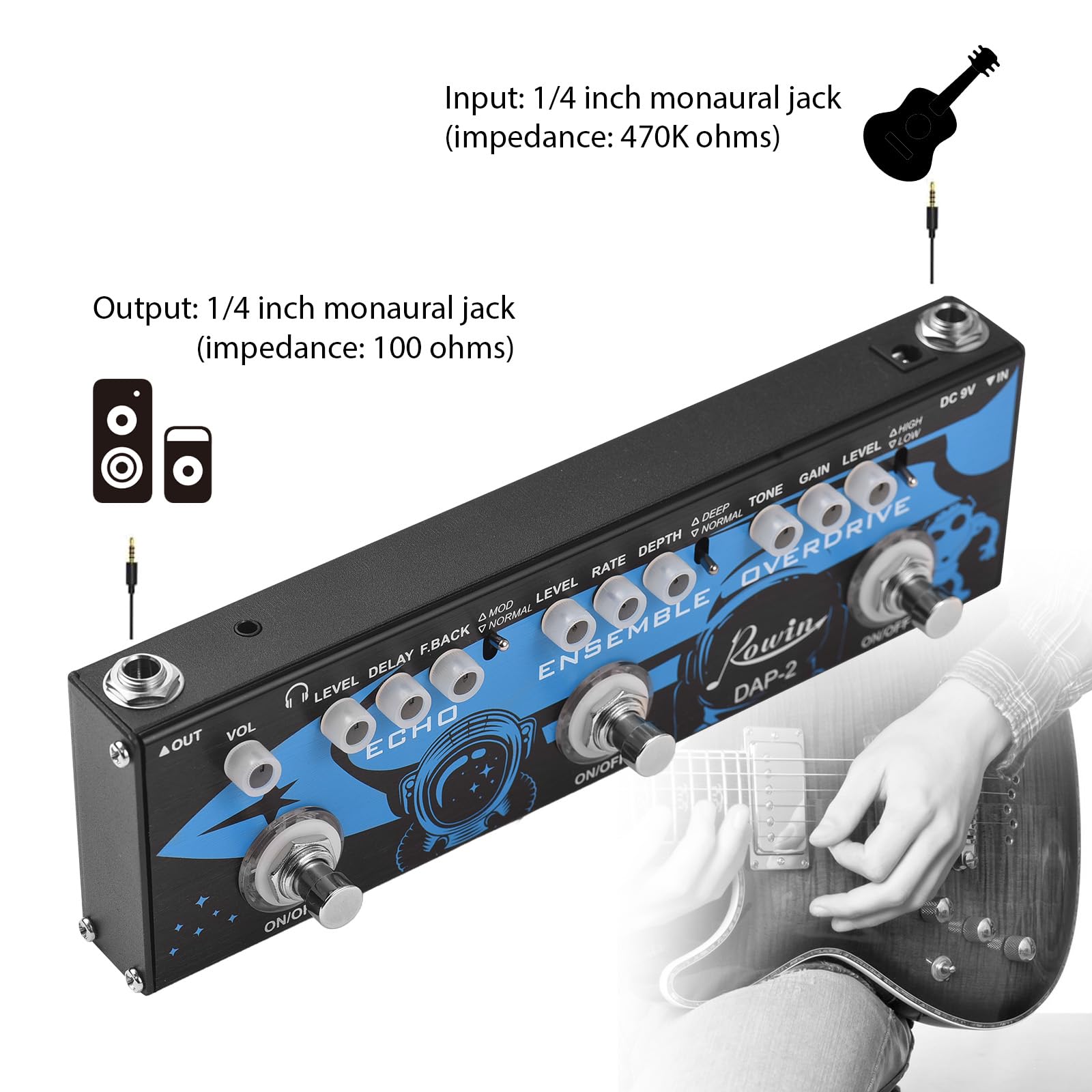 Amazon | 3-in-1 エフェクター ギター エフェクターギター