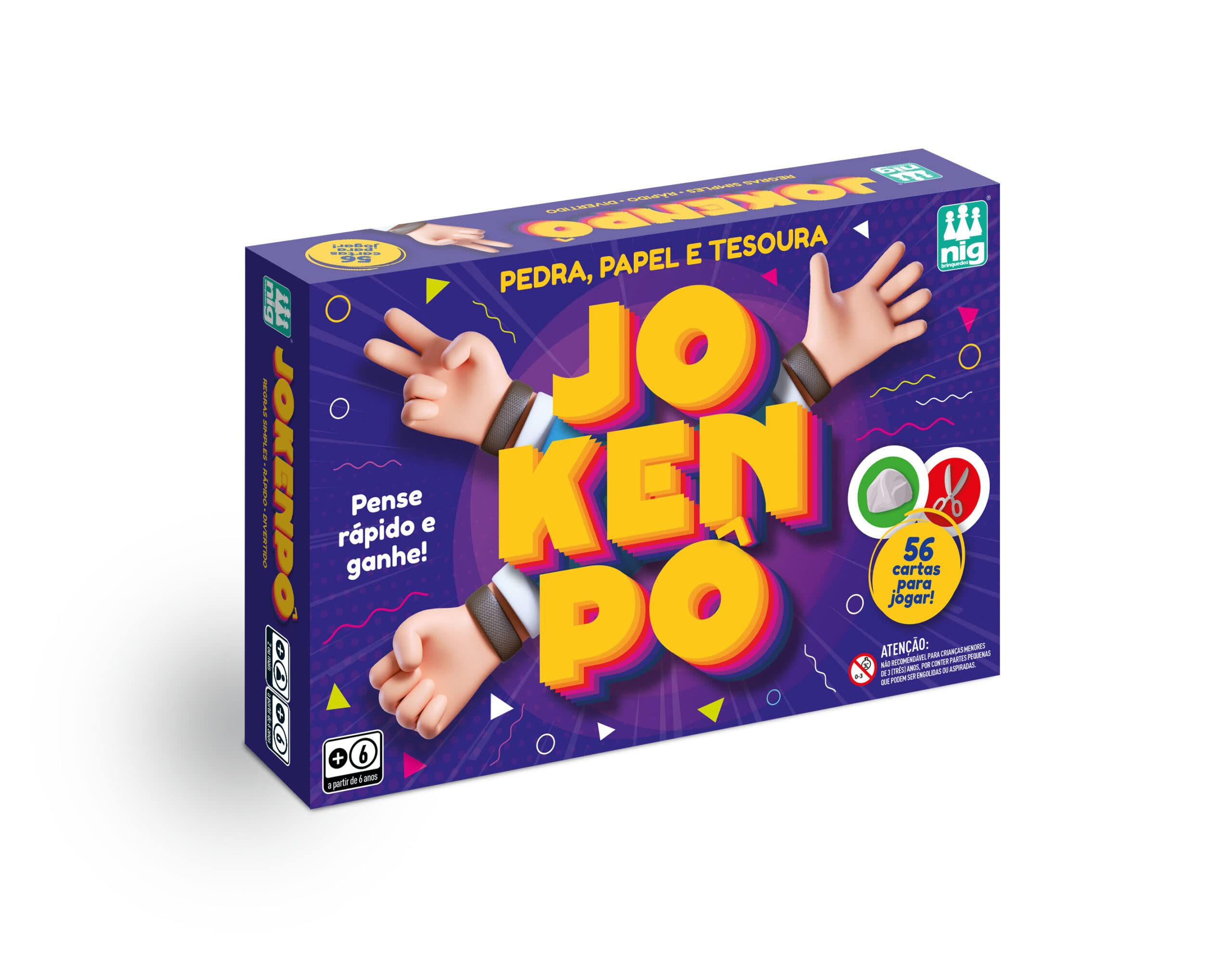 Nig Brinquedos Jogo de Cartas Jokenpô | Amazon.com.br