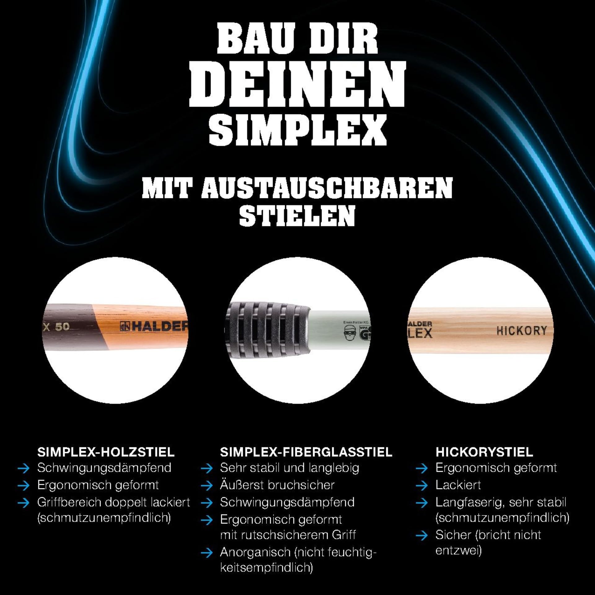 HALDER Aktionsbox Dreamteam Innenausbau SIMPLEX-Schonhammer TPE-soft Superplastik SECURAL-Schonhammer 3117s003