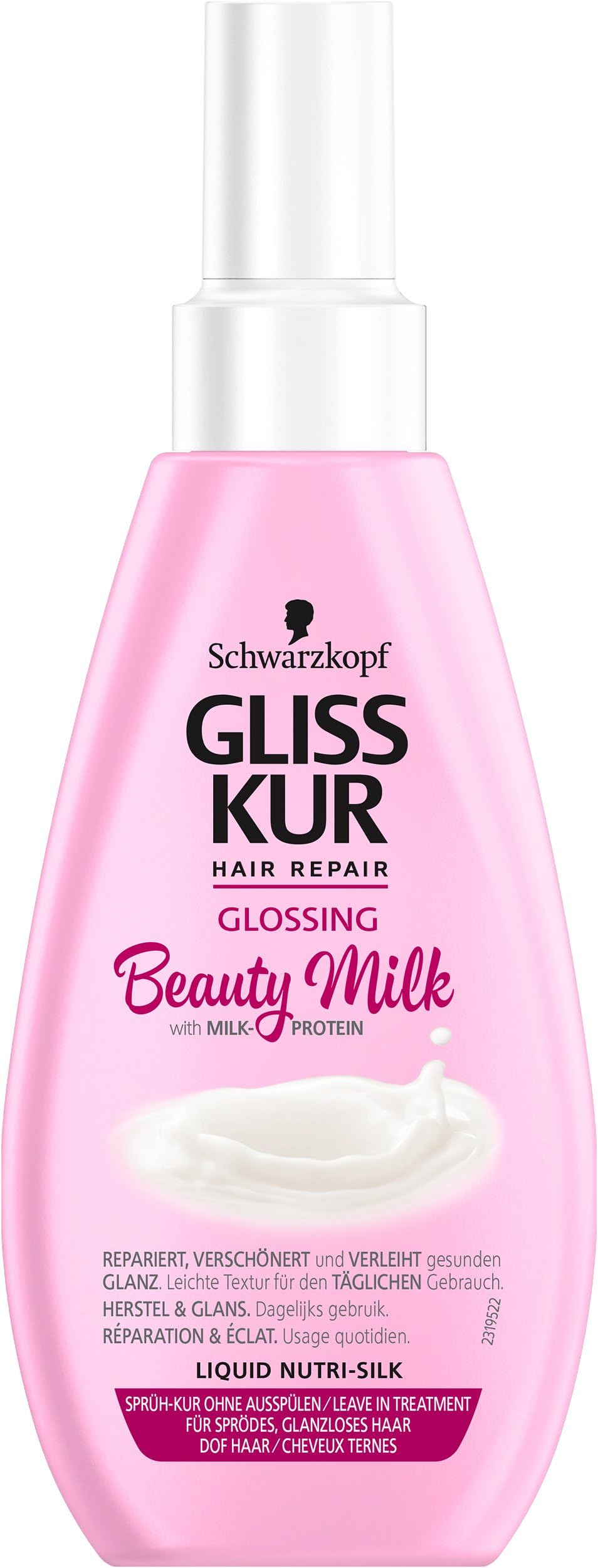 Gliss Kur Spray Beauty Milk Pack of 2 x 150 ml