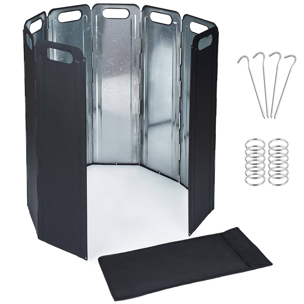 Amazon | RESOGENIX ウインドスクリーン リフレクター 焚き火