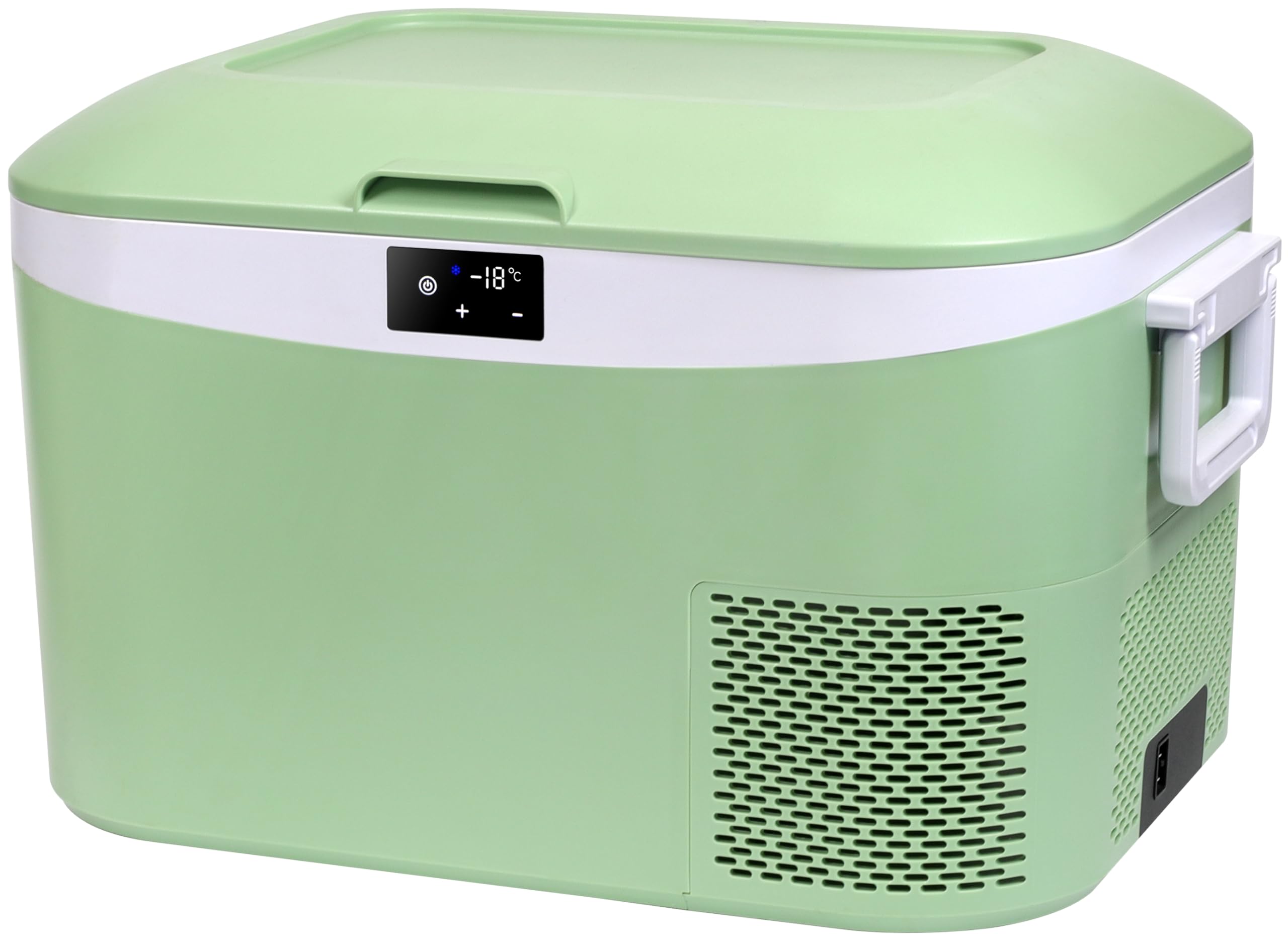12 Volt Refrigerator Portable Car Freezer 13.5 Quart (12.8 Liter) Compressor Cooler 12V/24V DC 110?240 Volt AC for Truck Van RV Camper SUV Boat Travel Camping Road Trips Tailgating -18~+15