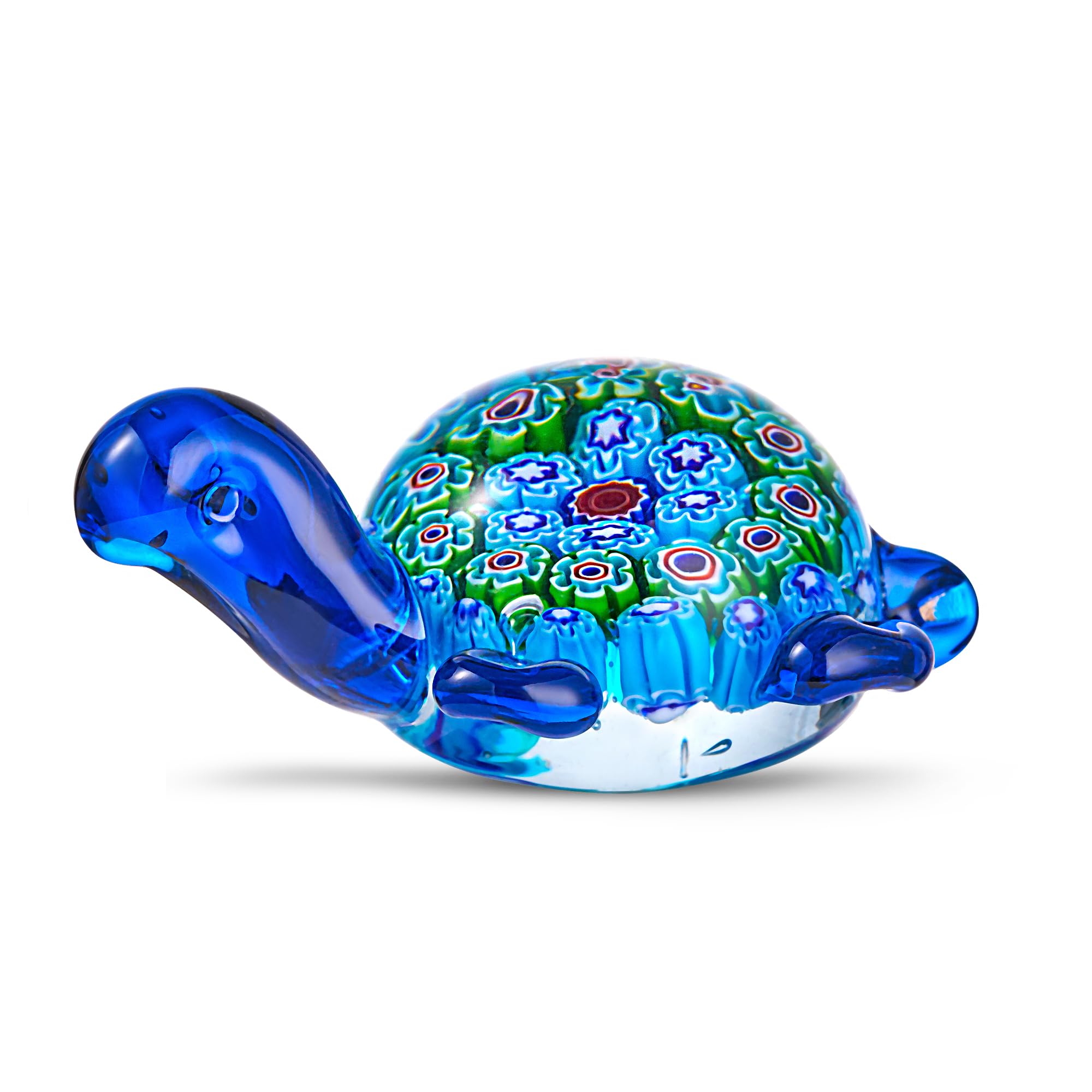 Presse-papier tortue en verre pour sublimer votre bureau ou votre salon