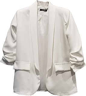 Chaqueta, Blazer, color liso, mango 3/4