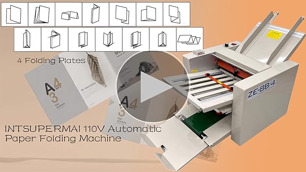 Amazon.com : INTSUPERMAI 110V Automatic Paper Folding