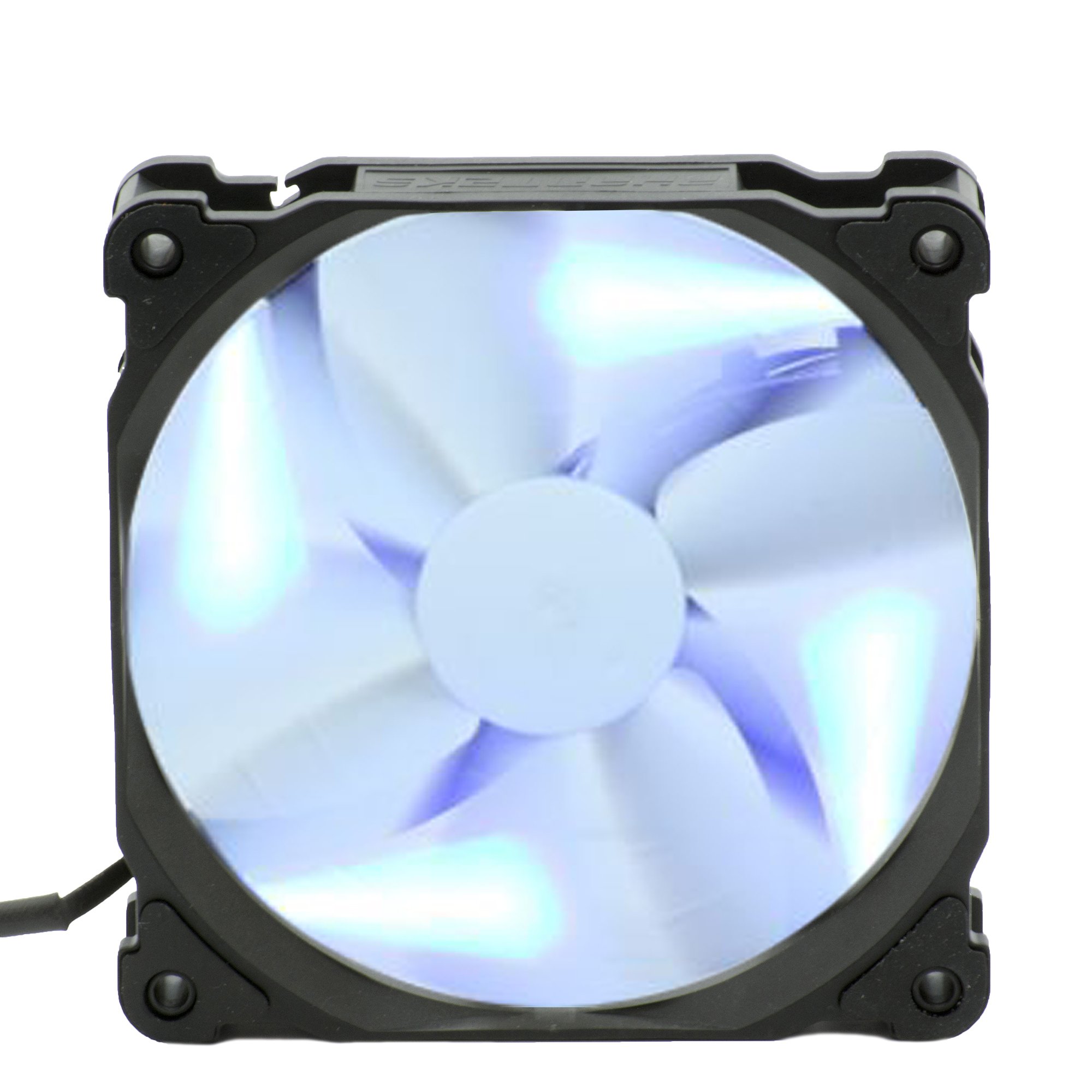 Phanteks 1300RPM Blades 120mm Case Fan Blue LED with ON/OFF Switch Retail Cooling PH-F120SP_BLED White