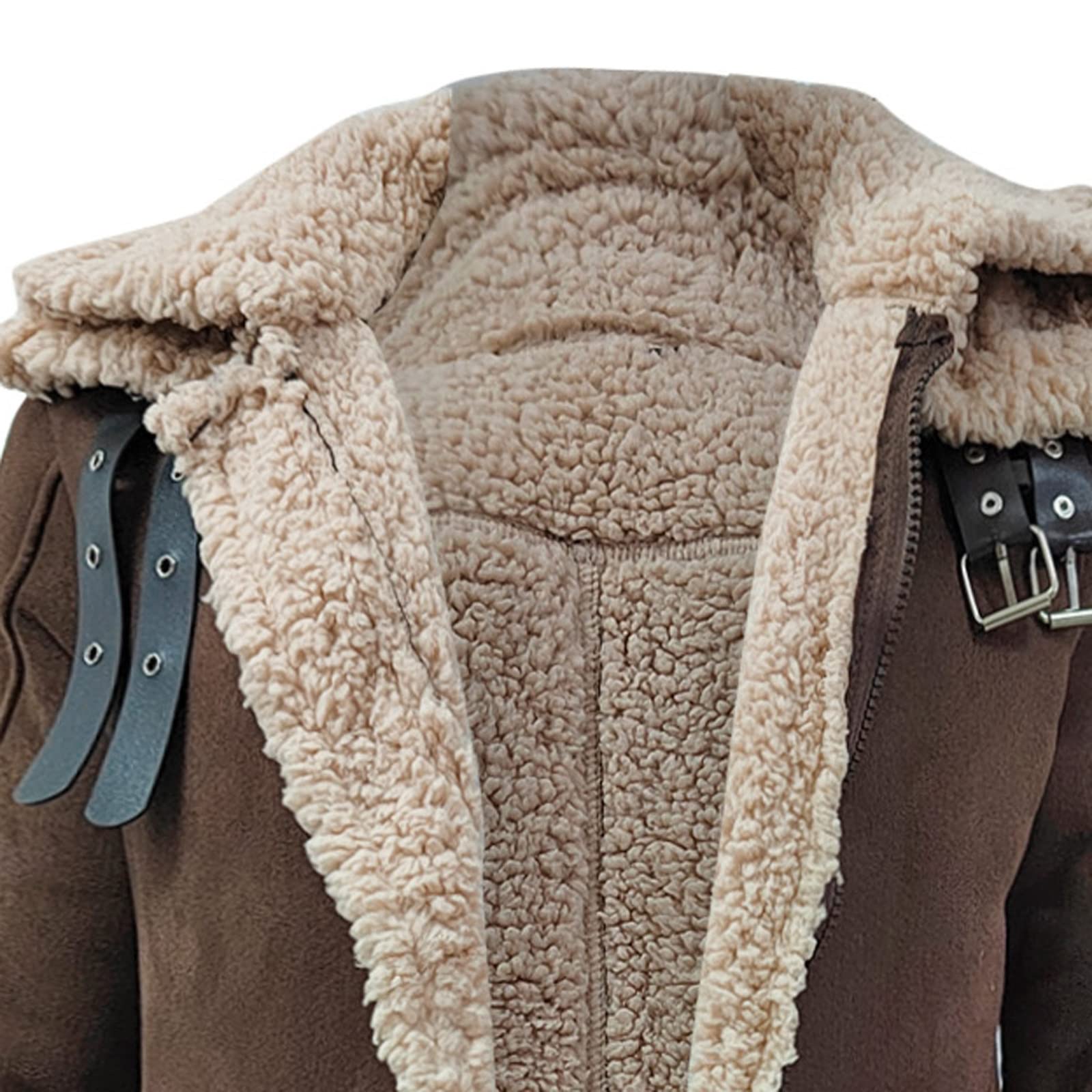 Generisch Giacca invernale antivento da uomo, impermeabile, in pelle