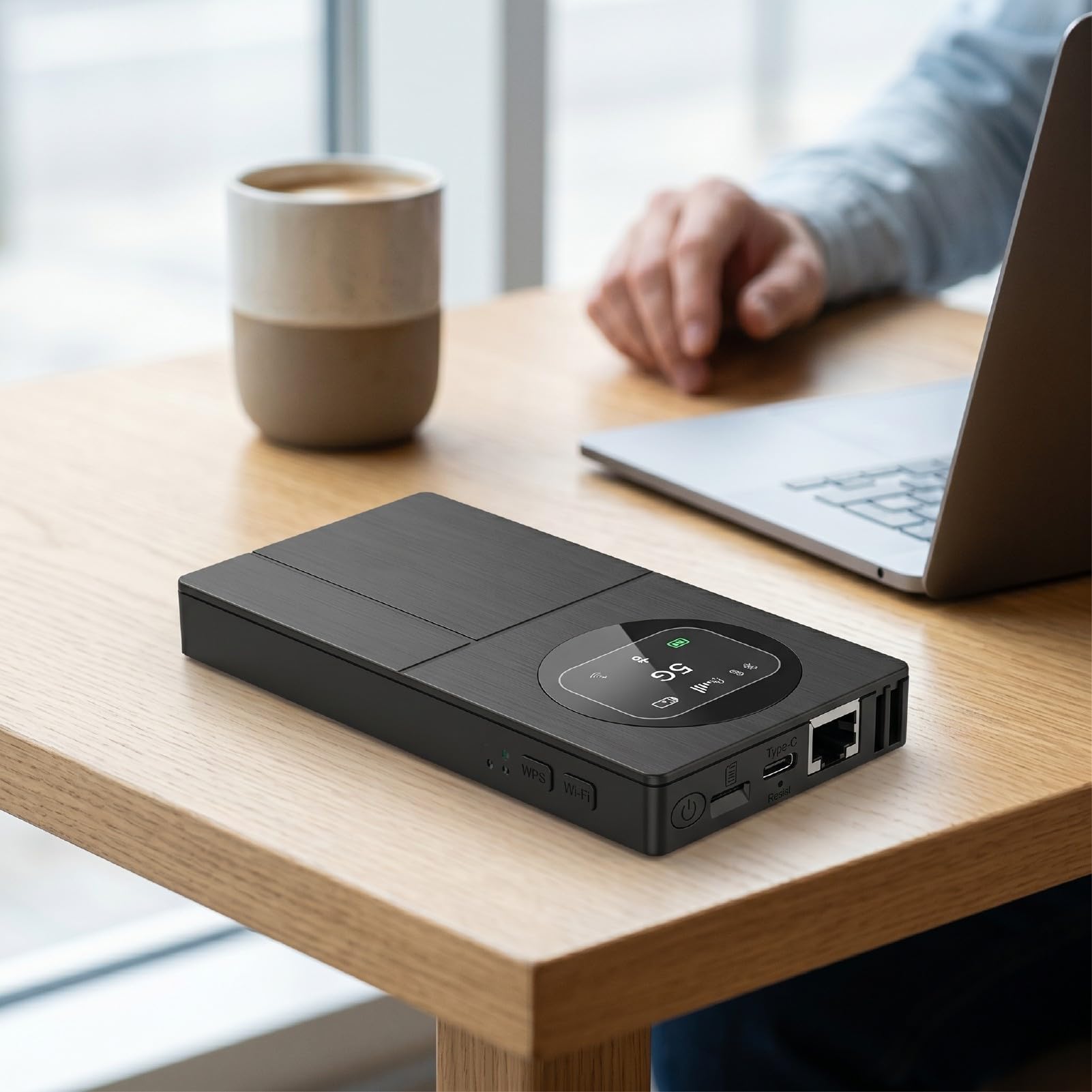 XUMIUZIY Router WiFi Portátil, Hotspot 4G LTE, 150 Mbps 10000 MAh, for Viajes y Uso Diario