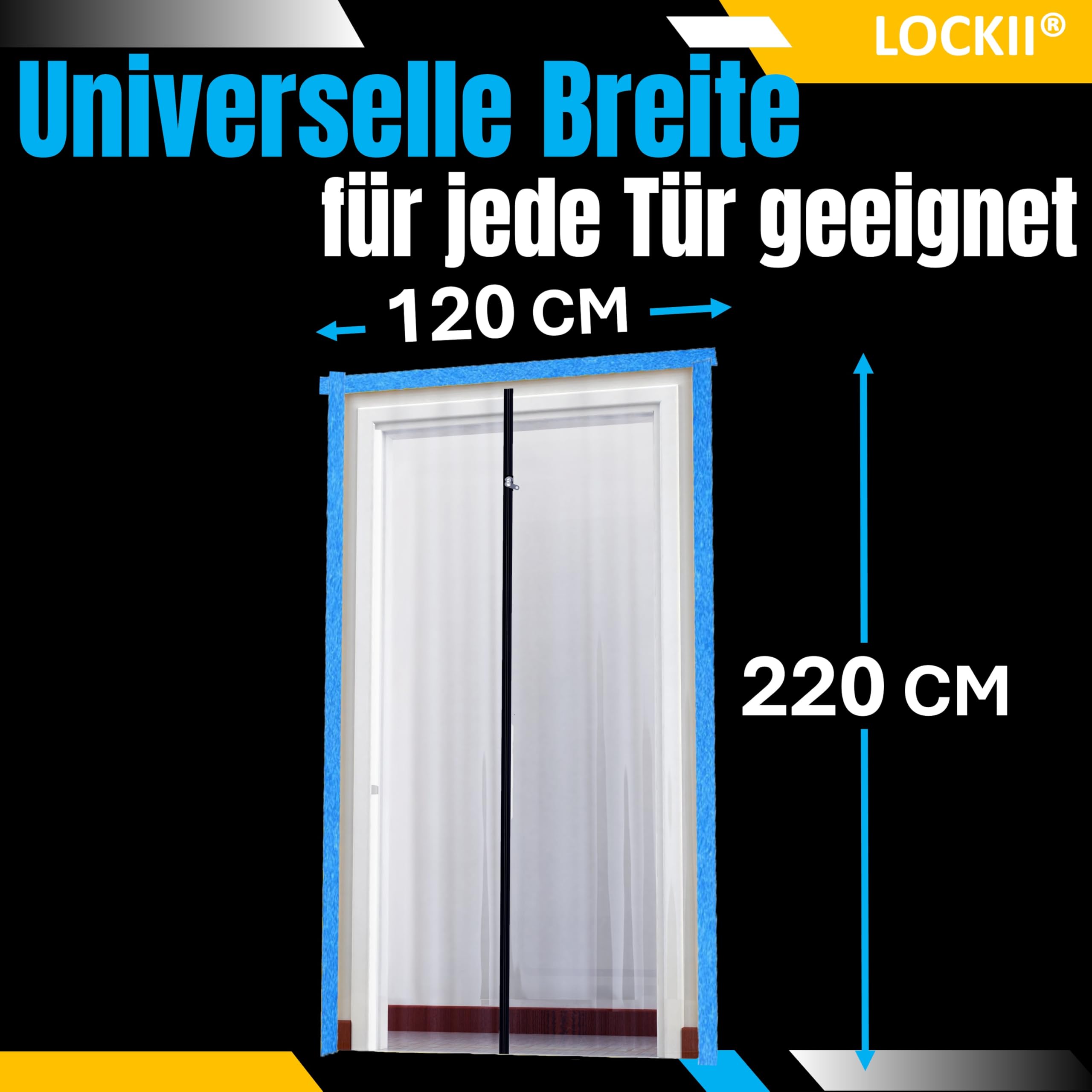 Porta Central Lambril de Abrir 2 Folhas | Puxador 80cm, Visor e