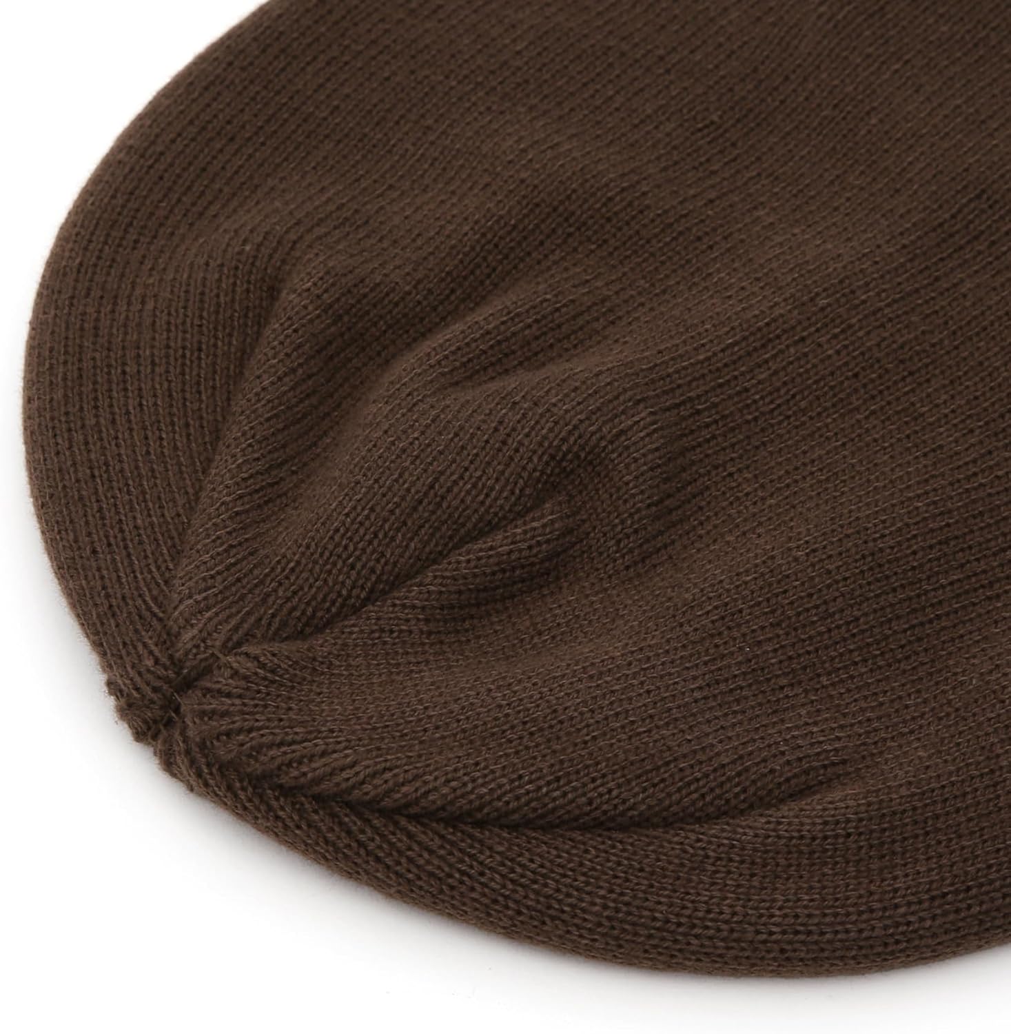 UNDERCONTROL Four Seasons No Cuff Cotton Blend Men Women Unisex Stylish Plain Trawler Skull Hat Knit Fisherman Beanie Korea