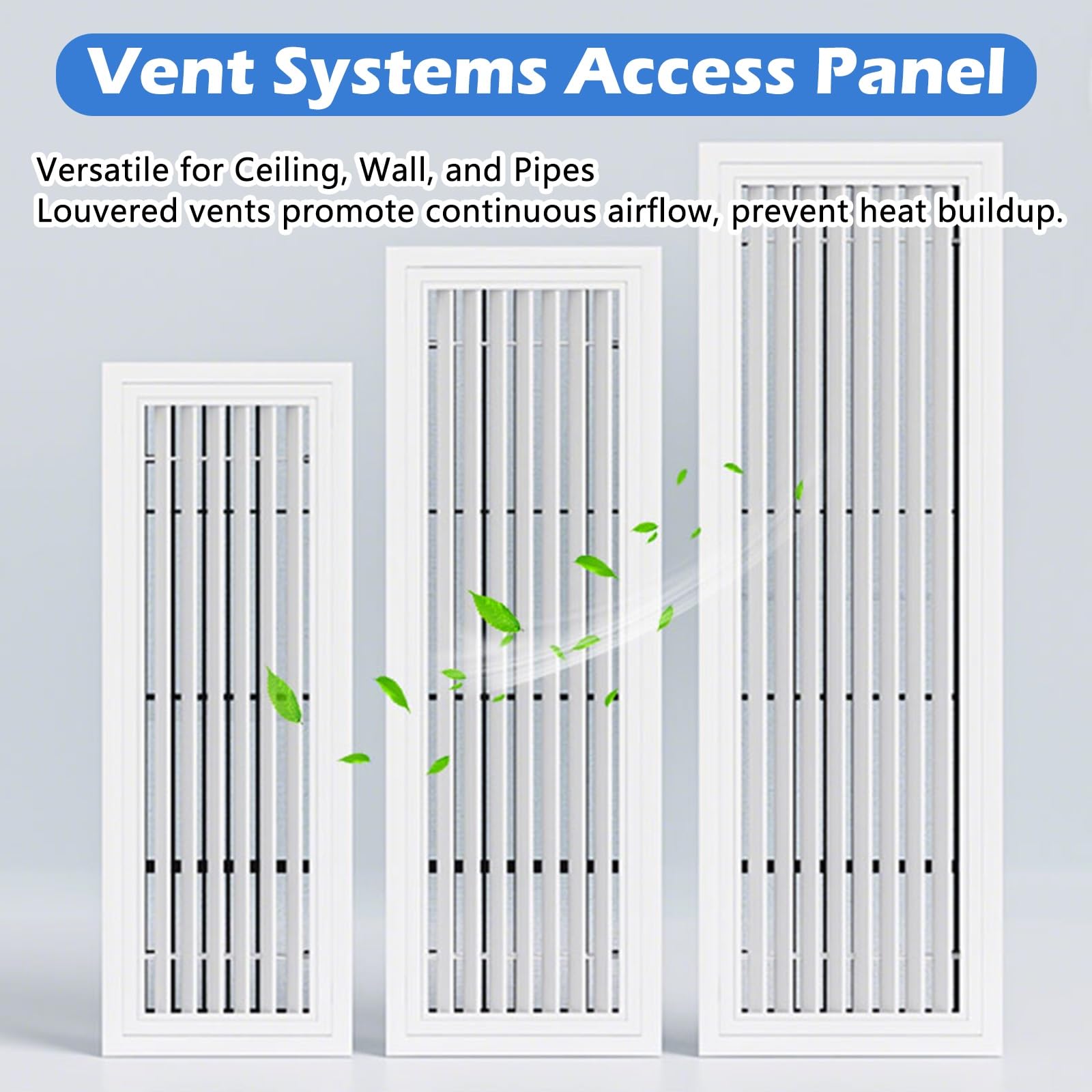 Trampilla Pladur Panel De Acceso para Ventilación De Techo Y Pared para Abertura 15-80 Cm, Tapa De Orificio De Plástico ABS Blanco, Puertas De Acceso con Interruptor A Presión(200x350 mm)