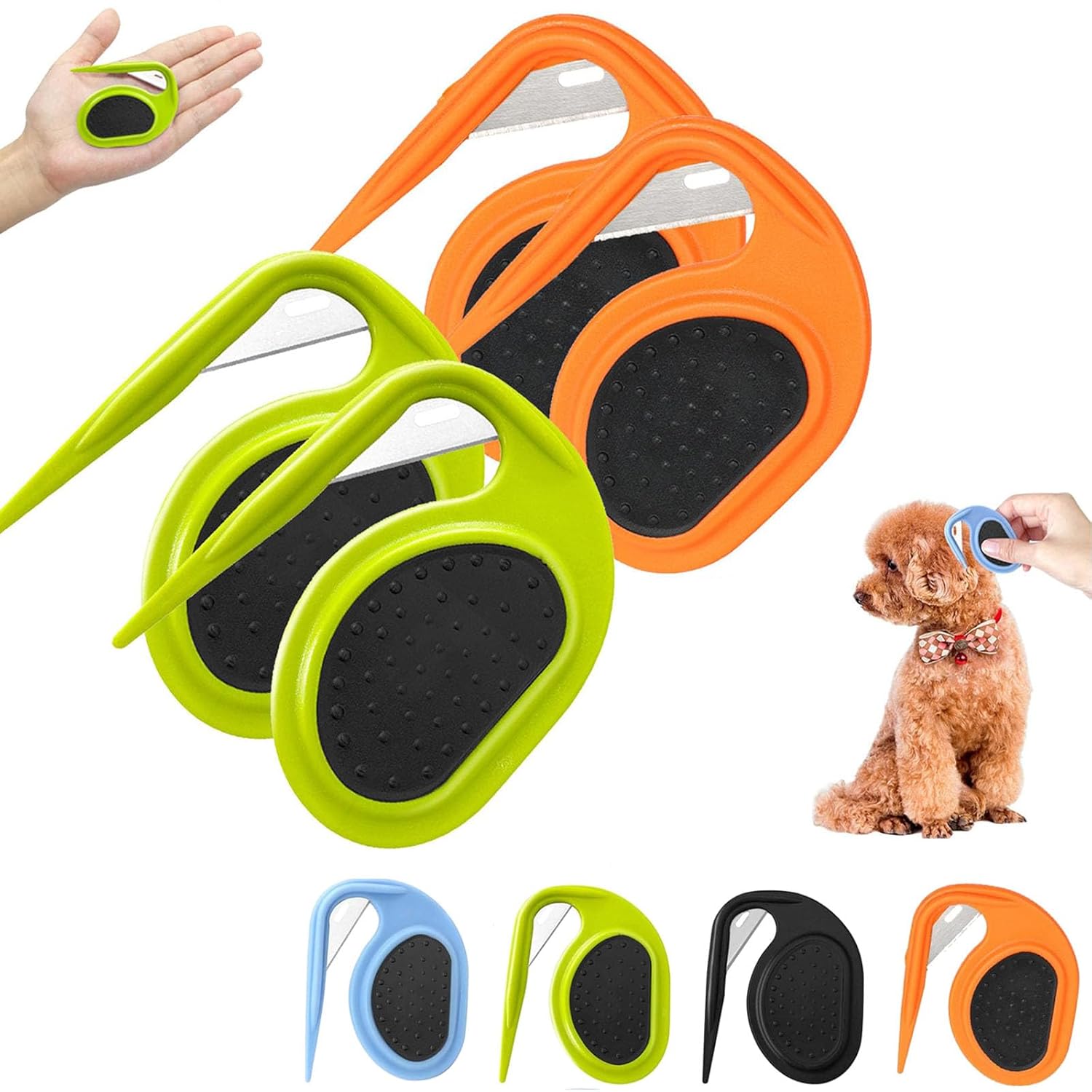 2/4PCS Pet Knotting Comb cat grooming comb dematting comb