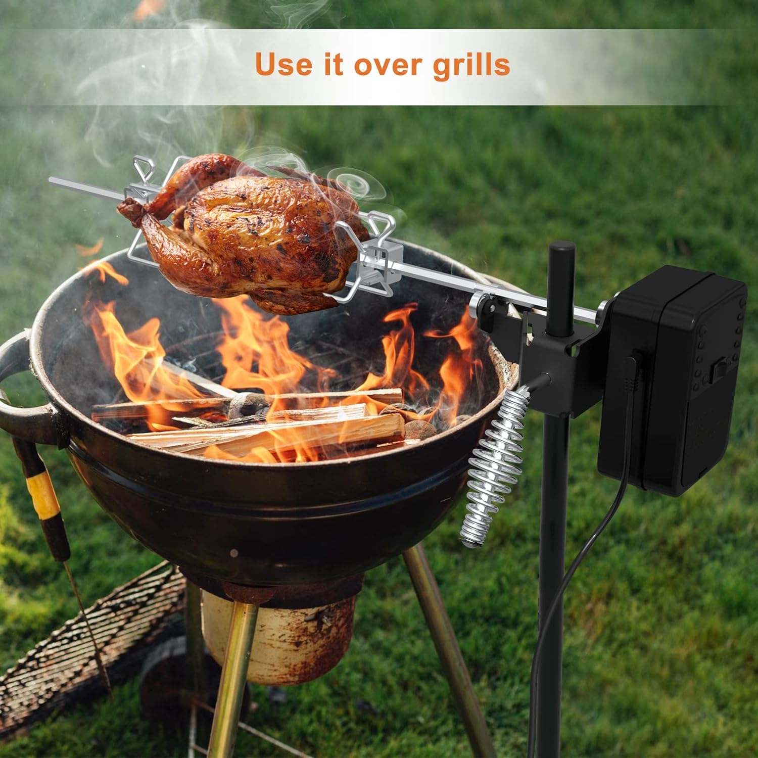 winkeep Roasting Jacks, Outdoor Open Flame Camping Grill