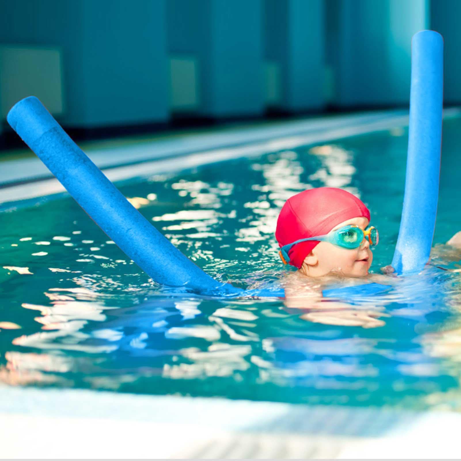 Fideos de espuma para piscina, tubos flotantes de espuma flexibles | coloridos ayudantes de natación para entrenamiento de ejercicio, fideos reutilizables para niños y adultos