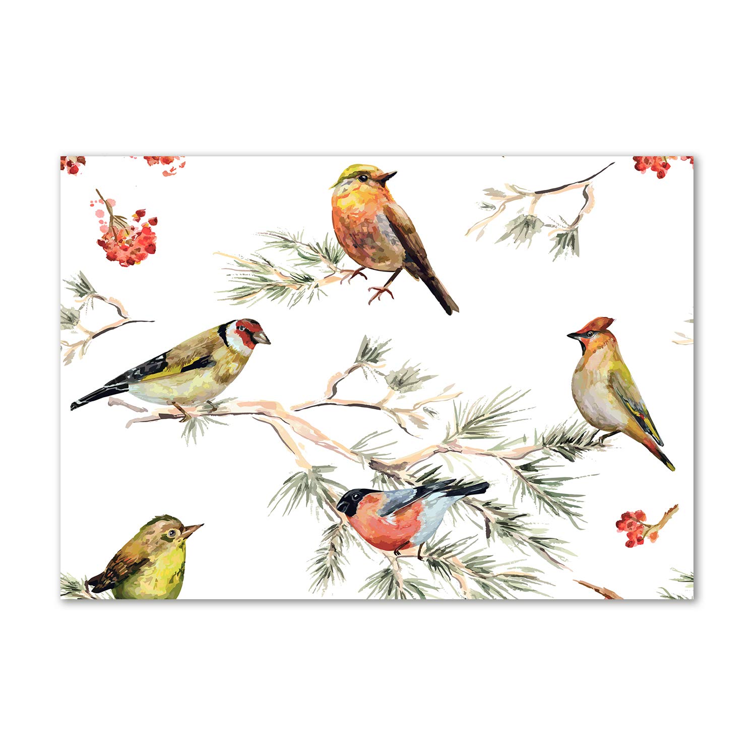 Déco murale acrylique glass picture animaux de la forêt Tulup tableau moderne