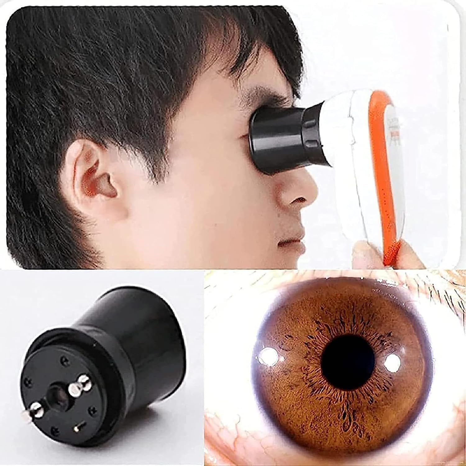 30X Iridology Camera, Iriscope Diagnostic Eye Analyzer, Multi-Function Analysis Iridology Camera for Beauty Salons, Health Clubs, High Resolution 2560 * 1920