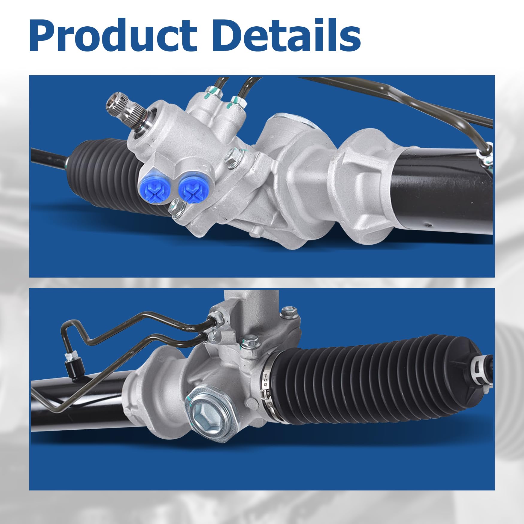 Amazon.com: WFLNHB Power Pinion Set and Steering Rack 490010W000