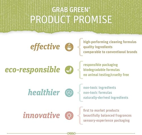 Miniatura 10 de Grab Green Sábanas para secadora de ropa para bebé, 160 hojas, aroma de palisandro de ensueño, a base de plantas y minerales, compostables, suaviza