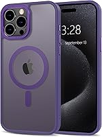 Vista 114 de Anuck - Funda magnética para iPhone 11 compatible con MagSafe, carcasa trasera mate translúcida dura, borde de TPU, delgada, resistente a impactos