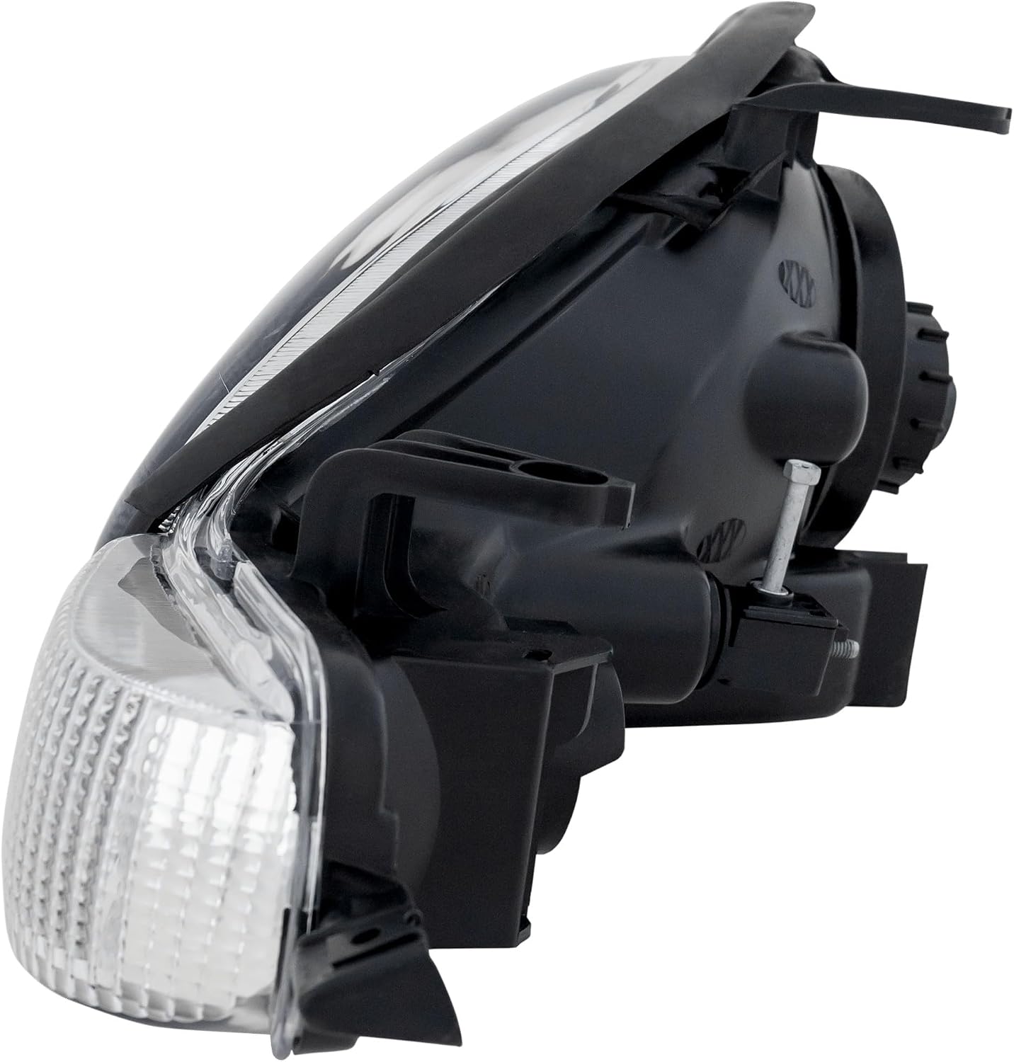 Compatible with 00-02 Neon Headlight Headlamp Front Head Light Lamp with Bulb Chrome Bezel Right Passenger Side
